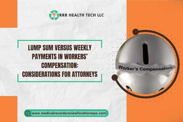 | Lump Sum versus Weekly Payments in Workers’ Compensation Considerations for Attorneys Lump Sum versus Weekly Payments in Workers’ Compensation Considerations for Attorneys